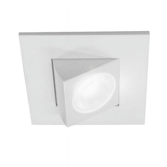 2 in. Square Eyeball LED Downlight in White - 2700K