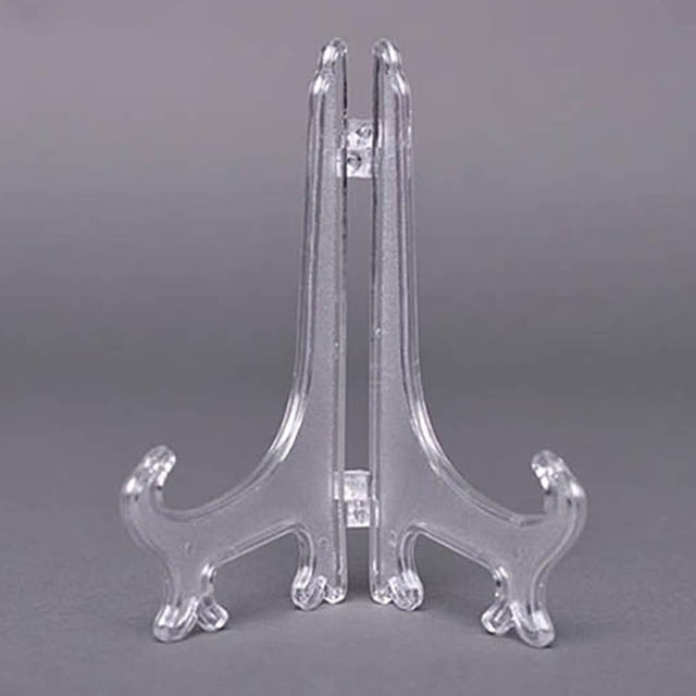 Clear licencia Rack Arte Decoración para licencia de Libro Soporte Photo Plusos Soporte Portátil Bodas Partido Pasaje licencia Soportes licencias licencias 6 pulgadas