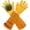 Yellow, variant on Guerkuk Long Gardening Gloves for Women Men, Thorn Proof Rose Pruning Heavy Duty Gauntlet-XL