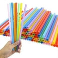 thumbnail image 4 of 300pcs 10.3in Jumbo Straws Smoothie Straws Straws Extra Wide Extra Long Colors, 4 of 5