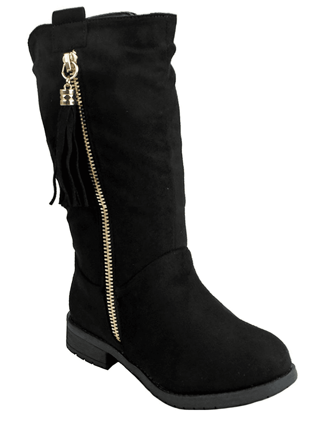 Girls' Evi Microsuede Scrunch Tall Fashion Boots - main image 0