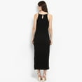 thumbnail image 2 of Zima Leto Women's Solid Incut Fitted Midi Dress, 2 of 7