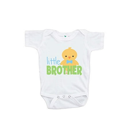

Custom Party Shop Baby Boy s Little Brother Easter Onepiece Blue and Green