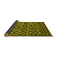 thumbnail image 2 of Ahgly Company Indoor Rectangle Abstract Yellow Modern Area Rugs, 7' x 9', 2 of 4
