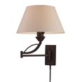 thumbnail image 1 of ElkGroup International Elysburg 1-Light Swingarm Sconce In Aged Bronze - LED, 1 of 2