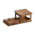 thumbnail image 5 of Kokiya 1/72 Models House Unpainted DIY Wooden House Assemble DIY Projects Accessory H, 5 of 9
