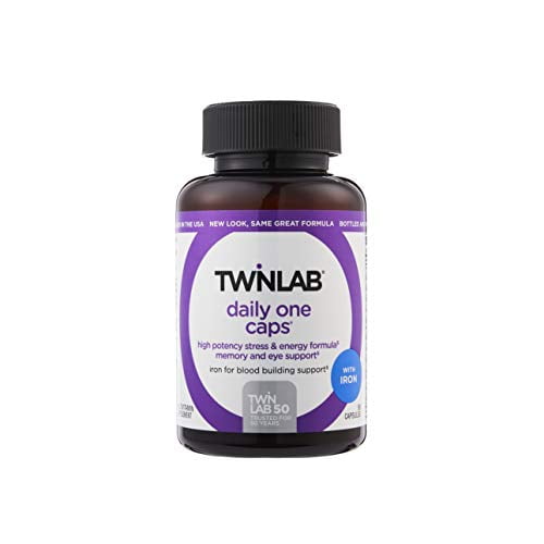 Twinlab Daily One Multivitamin with Iron Capsules, 90 Ct
