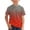 R135-Brick Red2, variant on RMGVDSD Boys Summer Tops Gradient Color T Shirts For Kids Short Sleeve Crewneck Tees Graphic T-Shirts School Fashion Tshirts 6-7 Years