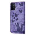 thumbnail image 2 of Compatible with OnePlus Nord N200 5G Embossed Butterfly Cat Wallet Case with Card Slots Kickstand Cover, 2 of 5