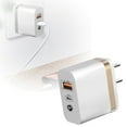 thumbnail image 2 of Universal International Travel Power Adapter USB Charger Block Cube Plug For Mobile Devices, 2 of 4