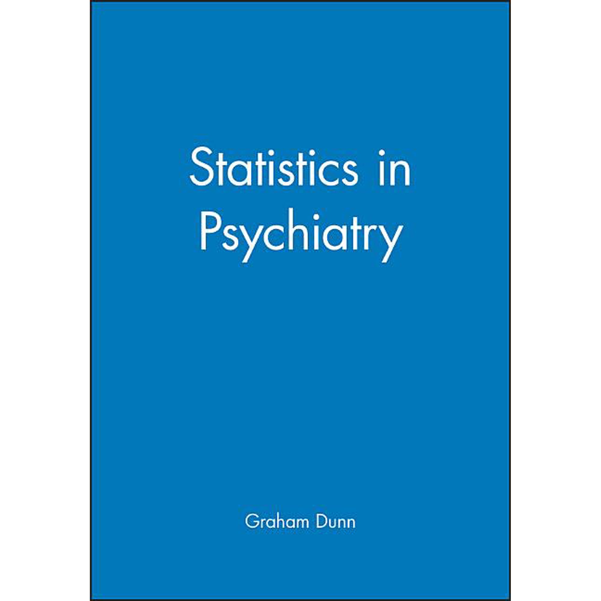 Statistics in Psychiatry (Paperback)