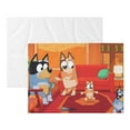 thumbnail image 6 of Lsque Bluey Pattern Waterproof Throw Blanket Pet Blanket for Dogs & Indoor Cats, Washable - Shaggy Plush Calming Long Faux Fur & Velvet Dog Blanket -, 6 of 8