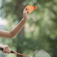thumbnail image 3 of EeaseCA 12pcs Colorful Badminton Hit-resistant Badminton Drop-resistant Badminton Plastic Badminton Balls for Indoor Outdoor Activities (Random Color), 3 of 8
