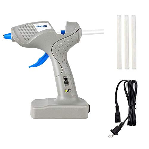 Cordless Hot Glue Gun Mini Melt Glue Gun Charger & Battery Dual