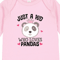thumbnail image 4 of Inktastic Cute Panda Gift for Girls Girls Long Sleeve Baby Bodysuit, 4 of 5