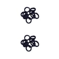 thumbnail image 1 of Minnieouse 20 piezas de anillos para el cabello, sin costuras, de alta elasticidad, decorativos, sin enganches, para coletas, para mujeres y Type5 NO5, 1 of 6