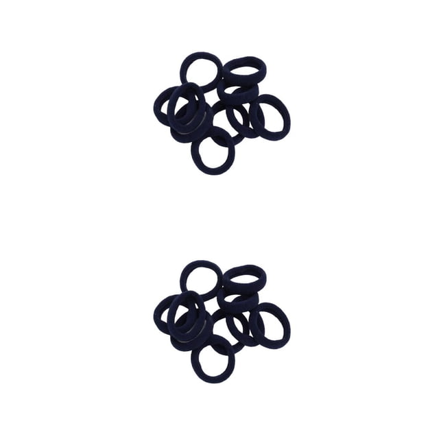 Minnieouse 20 piezas de anillos para el cabello, sin costuras, de alta elasticidad, decorativos, sin enganches, para coletas, para mujeres y Type5 NO5