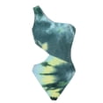 thumbnail image 5 of Lopeceal Beach Swimsuit Sexy One-Shoulder Swimsuit Tie Dye Bathing Suit Cutout Tummy Control Swimwear, 5 of 6