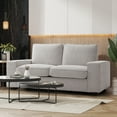 thumbnail image 4 of Fairyland 71.25" Modern Loveseat Sofa, 2 Seater Sofa & Couch, Living Room Furniture, Grey, 4 of 12