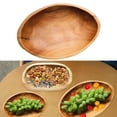 thumbnail image 6 of Fiocias Elegant Wooden Fruit Tray Dried Fruit Plate Serving Dish Centerpiece for Desktop Medium, 6 of 9