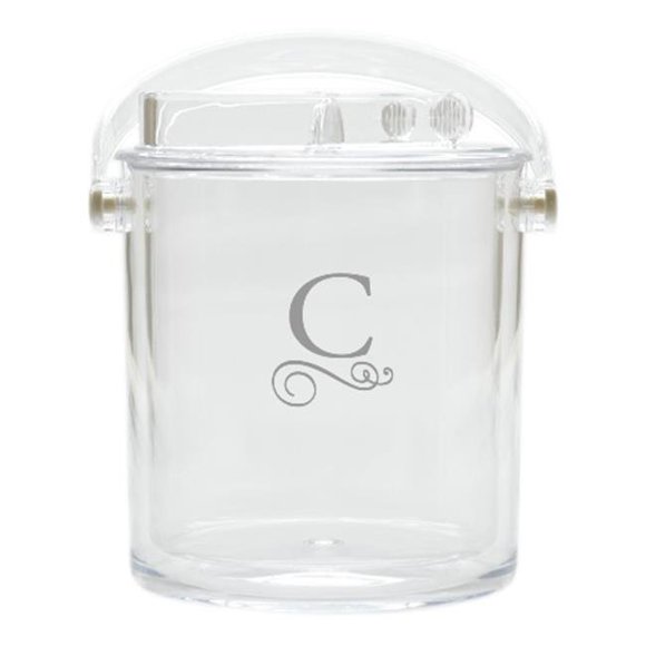 Carved Solutions Acrylic Insulated Ice Bucket With Tongs-Pi-Flourish-H