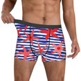 thumbnail image 2 of Salouo Sea Stars Print Men's Boxer Briefs,Breathable Underwear Elastic Waistband Briefs for Men -Large, 2 of 8