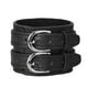thumbnail image 2 of Pulsera de Viaje Doble Sunnimix Moda Punk Rock de Cuero para Hombres Negro, 2 of 8