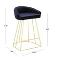 thumbnail image 3 of Canary Contemporary Counter Stool by LumiSource, 3 of 9