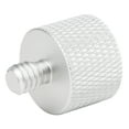thumbnail image 2 of Adaptateur de Filetage Femelle à Mâle de 5/8 Pouce pour Support de Microphone MountSilver, 2 of 14