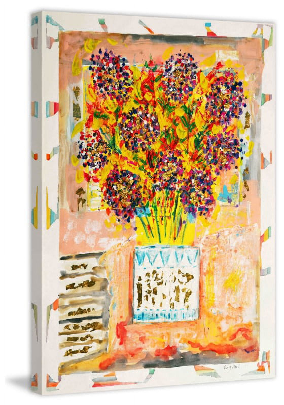 Marmont Hill "Summer Bouquet" by Wayne Ensrud Painting Print on Canvas