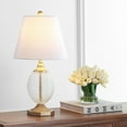 thumbnail image 3 of Safavieh Kaiden Modern Abstract 24 in. H Table Lamp, Clear/Brass Gold, 3 of 5
