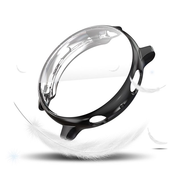 Compatible With Galaxy Watch Active2 Case 44mm 2 Packs Soft Tpu Bumper Full Around Screen Protector Cover For Samsung Galaxy Watch Active 2 44mm Walmart Com Walmart Com