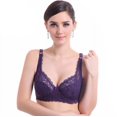 thumbnail image 4 of RYDCOT Lift-Enhancing Underwire Bra for Shape Support - Women Sexy Push Up V Underwire Padded Lace Brassiere Bra Everyday Lightly Padded T-Shirt Bra, 4 of 5