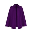 thumbnail image 3 of Men's Classic Vampire Cape Costume Gothic Victorian Cloak with Pointed Collar Vintage Magician Dracula Outfit for Halloween Cosplay Themed Dress Up, 3 of 9