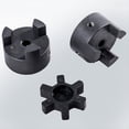 thumbnail image 4 of 2Sets Flexible 3Pcs Coupling Coupler and Rubber Spider Jaw Coupling for Wood Splitter Mixing Industrial Equipment Kit, 4 of 8