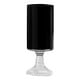 thumbnail image 2 of Jarrón de vidrio, adorno de escritorio, accesorio fotográfico decorativo, escultura francesa, estatua, flor Negro, 2 of 9