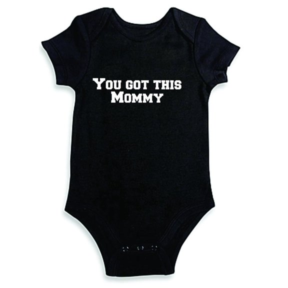 Design With Vinyl Dude Your Wife Keeps Funny Baby Clothes - Personalized Baby Shower Gift
