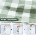 thumbnail image 5 of 6-Pack 100% Cotton Absorbent Kitchen Towels Buffalo Pattern Green, 5 of 8