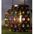 thumbnail image 3 of Evergreen Metal and Acrylic Jeweled Lighted Hanging Solar Globefavorite, 3 of 3