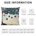 thumbnail image 5 of Creowell 4th of July Throw Pillow Covers, God Bless America Freedom Summer Farmhouse Holiday Independence Memorial Day Cushion Case for Home Sofa Couch Decoration White, 5 of 5