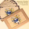 thumbnail image 3 of xianyou-Bamboo Thank You Cards with Envelopes & Matching Stickers, Bulk Pack of 10+1, 4x6 Inch Minimalistic Design - for Business, Baby Shower, Wedding, Small Business, Graduation, Bridal Shower, Fun, 3 of 4