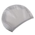 thumbnail image 4 of Gorro de Natación - Gorros de Natación de Silicona de Primera para Mujeres Y Hombres - Crepe de Burbujas para Reducir La Resistencia Al Desgas gris Soledad Natación de silicona, 4 of 6