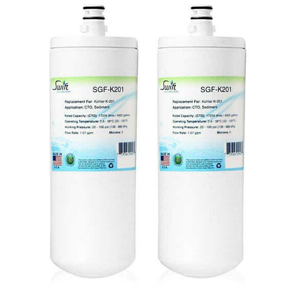 Swift Green Filters SGF-k201 Compatible Commercial Water Filter for k201, Made in USA (2 Pack)