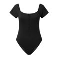 thumbnail image 5 of Gibobby Trajes de Baño Mujer Completos Traje de baño de bikini con cremallera acolchada para mujer Traje de baño Monokini(Negro,XL), 5 of 5