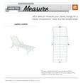 thumbnail image 2 of Ravenna Patio Day Chaise Furniture Storage Cover, Fits Chaise Chairs 78"L x 35.5"W, 2 of 15
