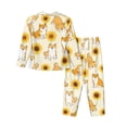 thumbnail image 2 of Bingfone Womens Pajama Sets Shiba Inu Dog And Sunflower Print,Long Sleeve Loungewear Pajamas Set-Xx-Large, 2 of 9