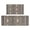 Boho Black And, variant on Boho Black and White Ethnic Pattern Kitchen Rugs Sets Of 2,Anti Fatigue Kitchen Mat Rugs Non Slip Washable,Decorative Kitchen Floor Mats for Kitchen,Sink,Laundry,17"x30" 17"x47"