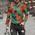 thumbnail image 7 of VgaVtl Mens Shirts Long Sleeve Turn Down Collar Hawaiian Clothes for Men Leisure Loose Big and Tall Beach Graphic Shirts,M, 7 of 7