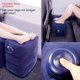 thumbnail image 1 of Reposapiés inflable de dos capas y tres capas para el asiento trasero del automóvil, taburete inflable para viajes, aviones, trenes de alta velocidad, pedal de descanso, 1 of 4