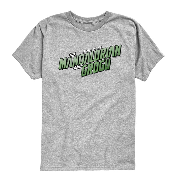 The Mandalorian And Grogu - Full Color Movie Logo - Youth Boys Short Sleeve Graphic T-Shirt